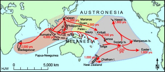  penyebaran Austronesia